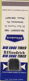 Matchbook Cover - BF Goodrich Tri-County Tire Uniontown PA SAMPLE