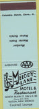 Matchbook Cover - Melody Lane Motel Restaurant Raton NM SAMPLE