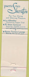 Matchbook Cover - Puerto Rico Sheraton Hotel