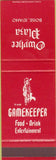 Matchbook Cover - Owyhee Plaza Boise ID Gamekeeper SAMPLE