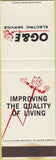 Matchbook Cover - OG and E Electric Reddy Kilowatt SAMPLE WEAR