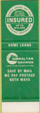 Matchbook Cover - Gibraltar Savings Loan St Louis MO SAMPLE Creve Coeur