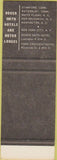 Matchbook Cover - Park Crescent Hotel New York City SAMPLE