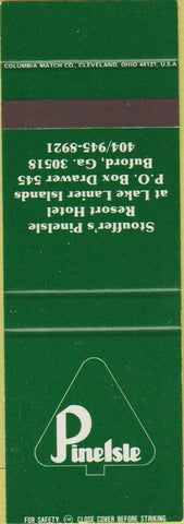 Matchbook Cover - Stouffer's Pineisle Hotel resort Buford GA SAMPLE