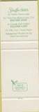 Matchbook Cover - Stouffer's Pineisle Hotel resort Buford GA SAMPLE