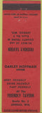 Matchbook Cover - Friendly Tavern Juneau WI red