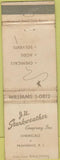 Matchbook Cover - JU Starkweather Co Chemicals Providence RI WORN