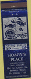 Matchbook Cover - Hoagy's Place Berkeley IL