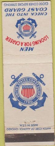 Matchbook Cover - United States Coast Guard recruiting