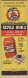 Matchbook Cover - Food Fair Lady Fair Coffee