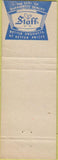 Matchbook Cover - Staff Kitchen Products