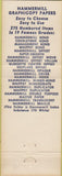 Matchbook Cover - Carter Rice Storrs Bement Co Pawtucker RI Paper