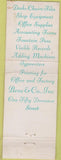 Matchbook Cover - Stationers Printers Bene Providence RI WORN