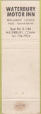 Matchbook Cover - Old Mystic Motor Lodge Mystic CT Norwich WEAR