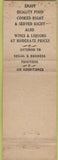 Matchbook Cover - Old Timers Bar Grill New York City Federal WEAR