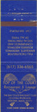 Matchbook Cover - Top of the Court Bay State Racquet Club Seekonk MA WEAR
