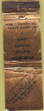 Matchbook Cover - Brook's Blvd Tath's Studio City CA POOR