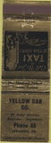 Matchbook Cover - Yellow Cab Co Lebanon PA