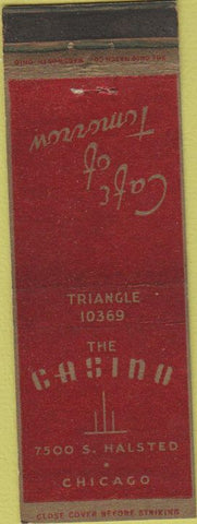 Matchbook Cover - The Casino Chicago IL Halsted