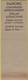 Matchbook Cover - The Casino Chicago IL Halsted