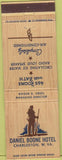 Matchbook Cover - Daniel Boone Hotel Charleston WV