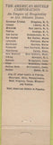 Matchbook Cover - Daniel Boone Hotel Charleston WV