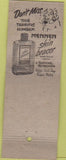 Matchbook Cover - Mennan Skin Bracer After Shave girlie