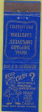 Matchbook Cover - Naval Shipyard Cafeteria Philadelphia PA