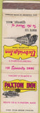 Matchbook Cover - Uxbridge Inn Uxbridge MA WEAR Paxton