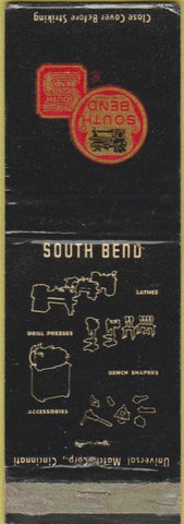 Matchbook Cover - South Bend Machine Tools Providence RI WEAR