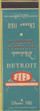 Matchbook Cover - Detroit MI Fife Surplus