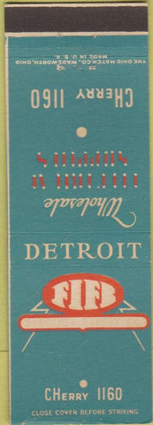 Matchbook Cover - Detroit MI Fife Surplus