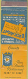 Matchbook Cover - Bradford House restaurant WEAR
