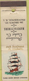 Matchbook Cover - Providence Casket Manufacturers Providence RI WEAR funeral