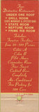 Matchbook Cover - Johnson's Hummocks Restaurant Providence RI