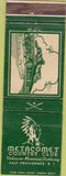 Matchbook Cover - Metacomet Country Club East Providence RI WORN