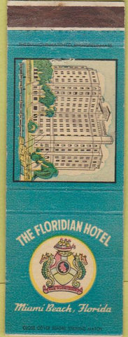 Matchbook Cover - Floridian Hotel Miami Beach FL WEAR