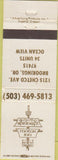 Matchbook Cover - Spinorift Motor Inn Brookings OR