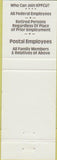 Matchbook Cover - Kalamazoo Postal Credit Union MI