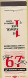 Matchbook Cover - 1st National Bank Carbondale IL