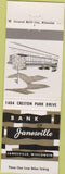 Matchbook Cover - Bank of Janesville WI