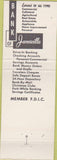Matchbook Cover - Bank of Janesville WI
