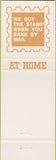 Matchbook Cover - Home State Bank Russell KS