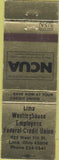 Matchbook Cover - Lima Westinghouse Employees Creditu Union Lima OH WEAR