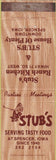 Matchbook Cover - Stub's Spencer IA
