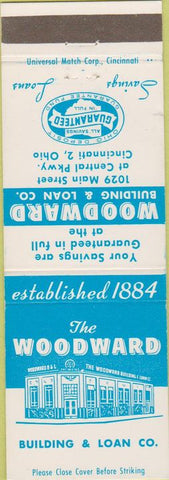 Matchbook Cover - Woodward Building Loan Cincinnati OH