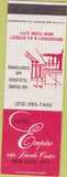 Matchbook Cover - Hotel Empire New York City CREASE