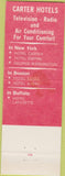 Matchbook Cover - Hotel Empire New York City CREASE