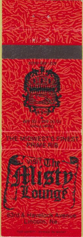 Matchbook Cover - Misty Lounge Lincoln NE