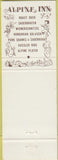 Matchbook Cover - Gruss Gott Alpine Inn Glenview IL